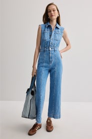 Pasha Denim Jumpsuit by Joe's Jeans