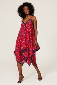 Leopard Print Handkerchief Dress by Jason Wu x RTR