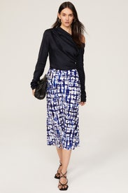 Printed Midi Skirt by Jason Wu x RTR