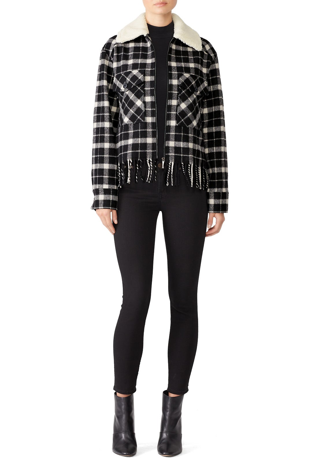 Rustic Plaid Jacket by kate spade new york Rent the Runway