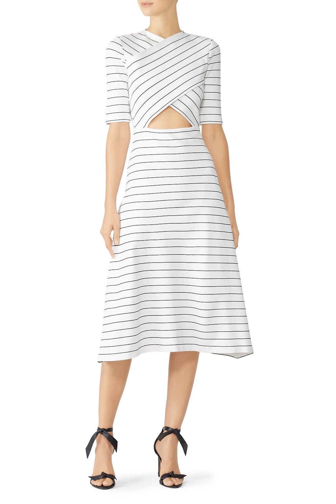 Cross Panel Dress by Rosetta Getty 0