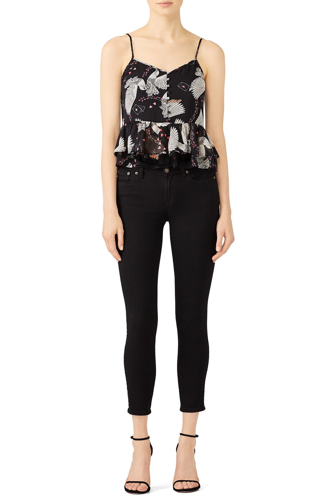 Black Veeda Top by Rebecca Minkoff 0