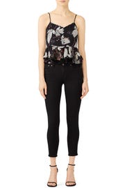 Black Veeda Top by Rebecca Minkoff