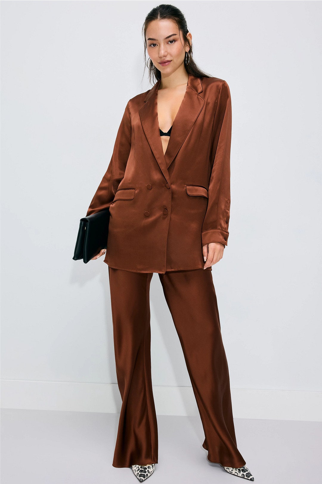 Relaxed Double Button Blazer by Silk Laundry 0