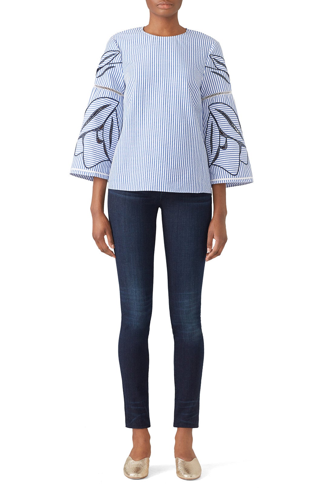 Blue Martine Top by Tanya Taylor 0