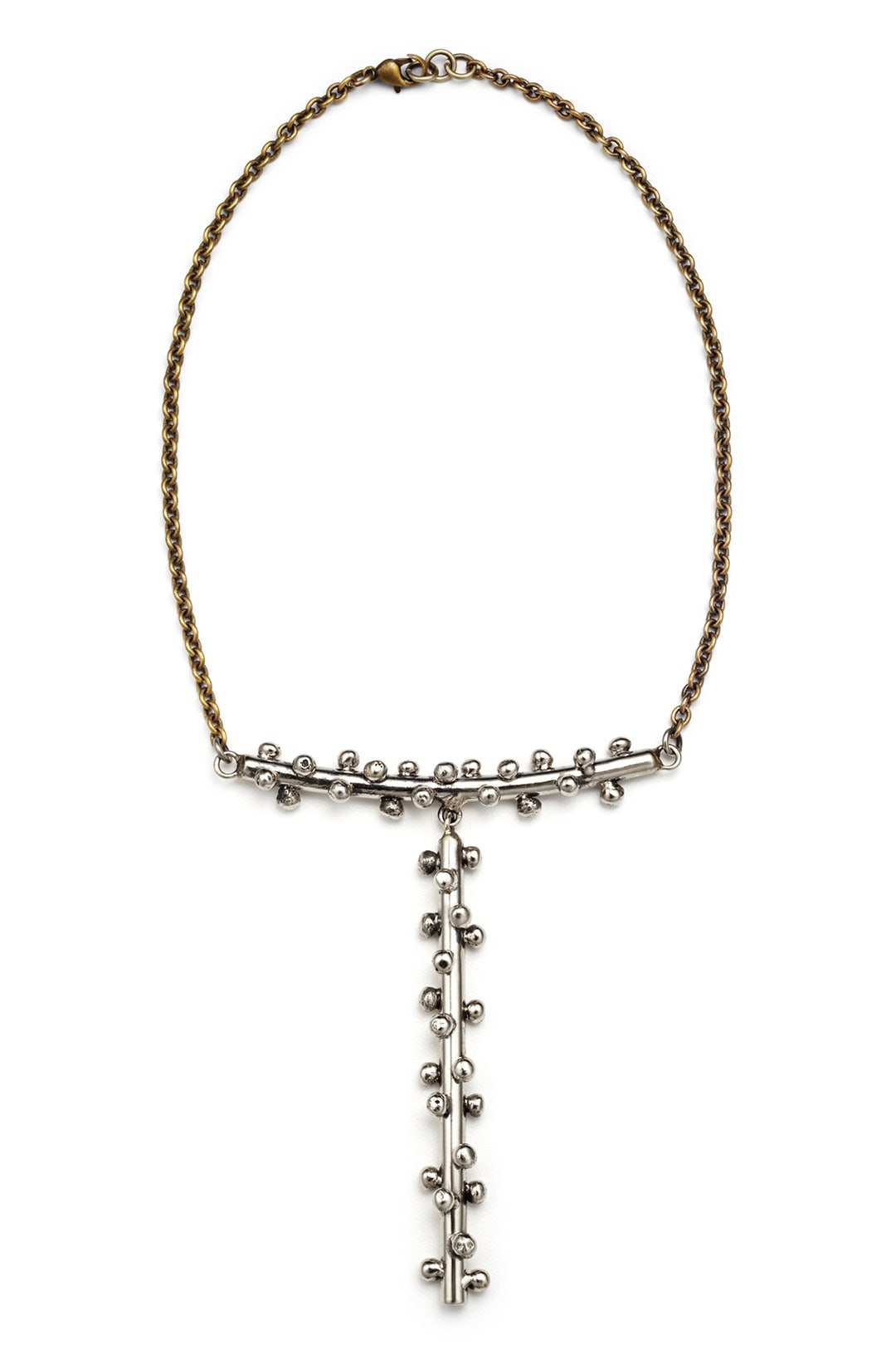 Spotted T Necklace by Anndra Neen