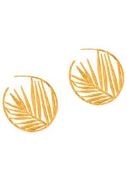 Palm Profile Hoops by Gorjana Accessories