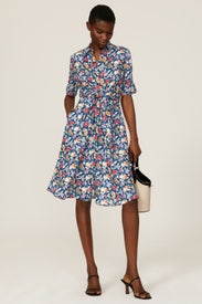 Floral Tie Waist Shirtdress by Lauren Ralph Lauren