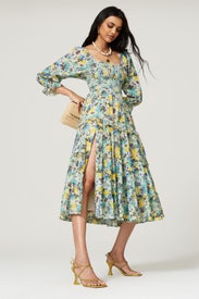 Blue Capri Dress by LoveShackFancy