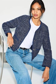 Patch Pocket Tweed Jacket by Laundry by Shelli Segal