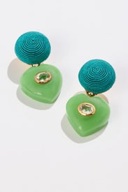 Peniche Heart Earrings by Lizzie Fortunato