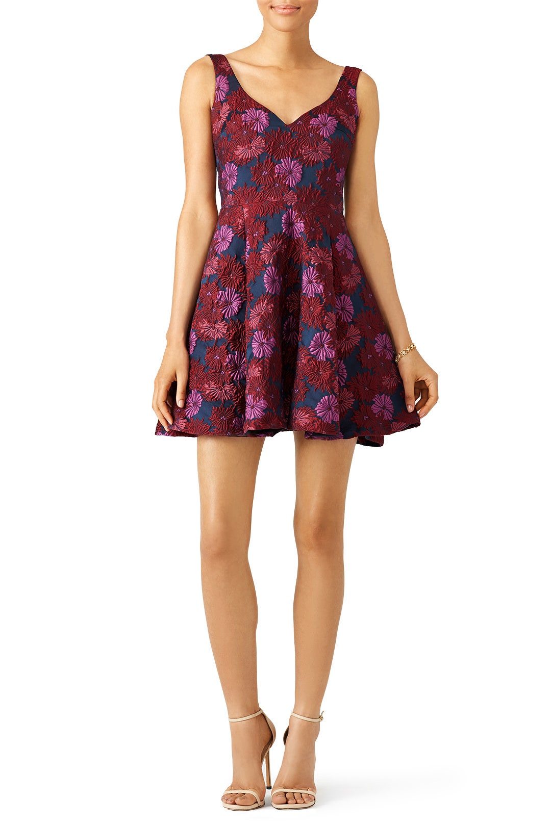 Wildflowers Sweetheart Dress by Nicole Miller 0