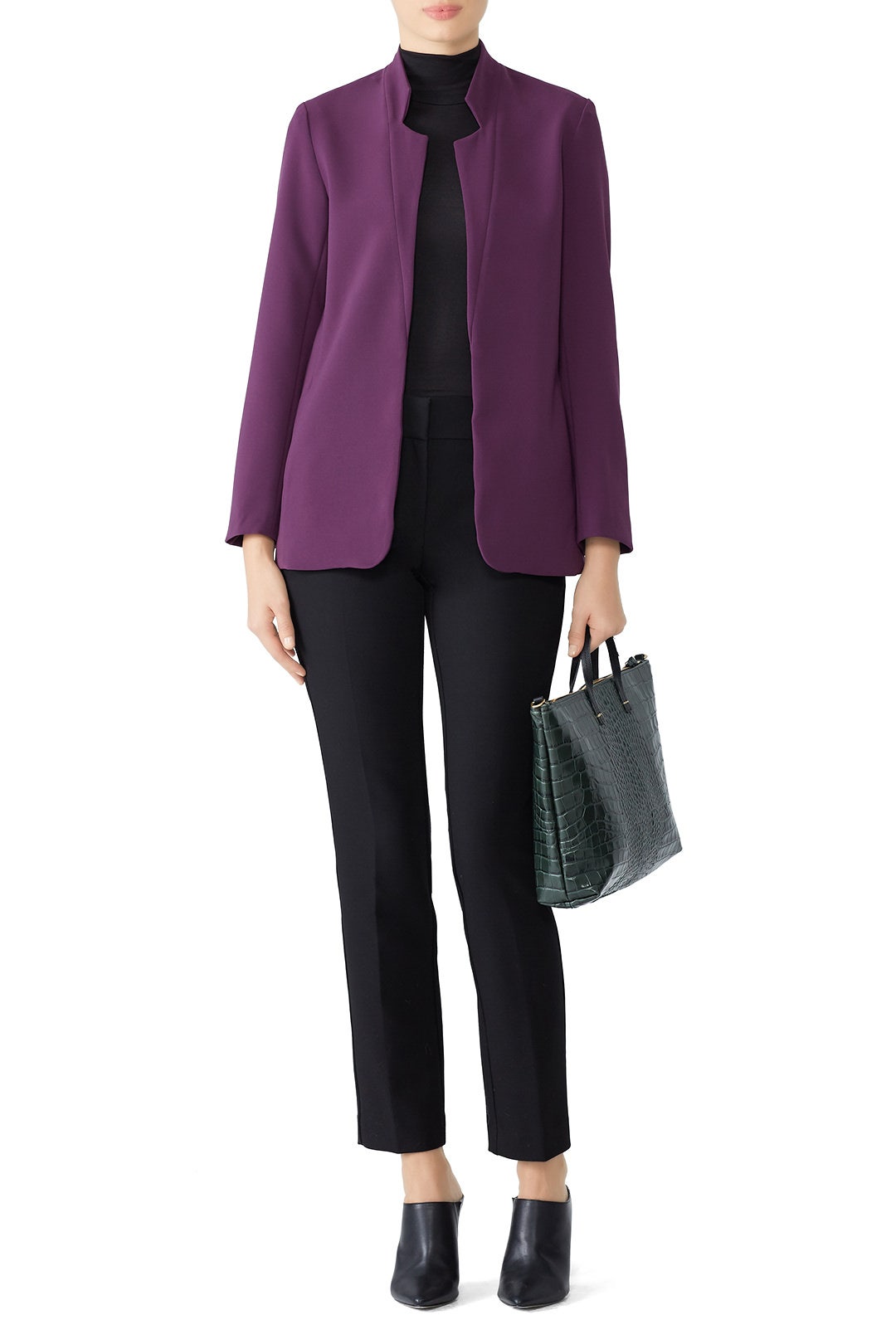 Eggplant Clarkson Blazer by Of Mercer 0