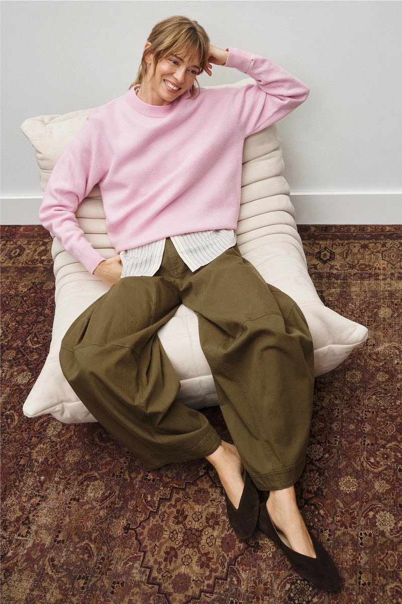 Edith Garment Dyed Barrel Jeans by Rebecca Taylor - Photo 0