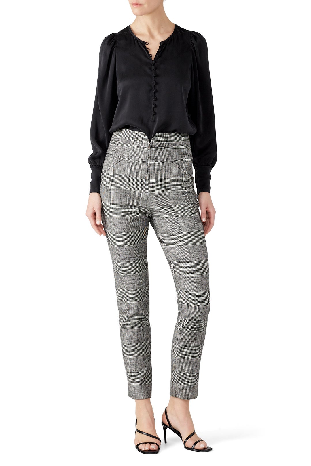 Long Sleeve Silk Charm Top by Rebecca Taylor NYC 0