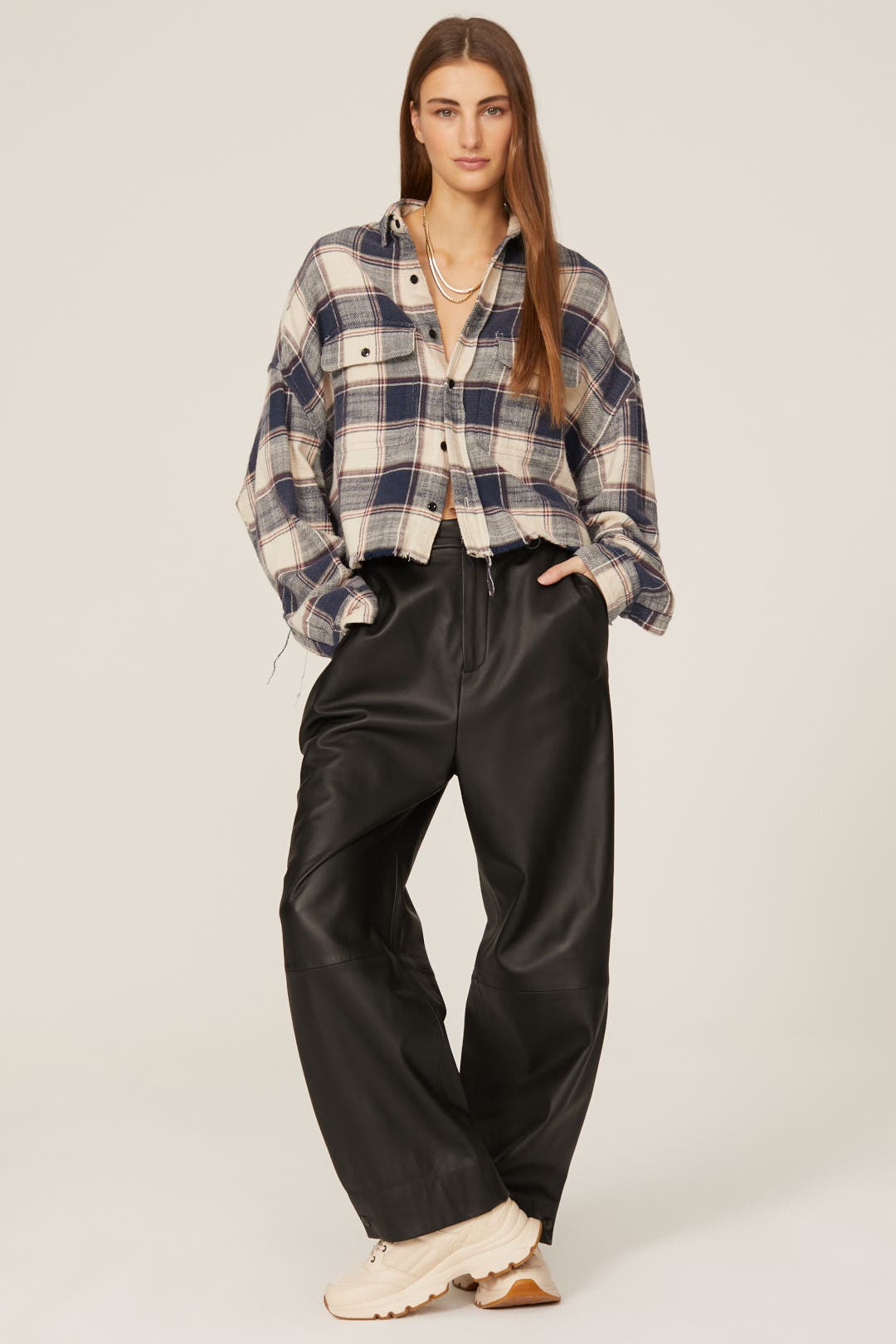 シャツ+ブラウス(長袖+七分) R13 Cropped Work Shirt  AP STUDIO R13 Cropped Work Shirt | Shopbop