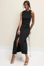 Nema Wrap Midi Dress by Staud