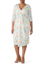 Floral Drape Front Sheath by Jason Wu x ELOQUII