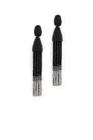 Ombre Tassel Earrings by Oscar de la Renta