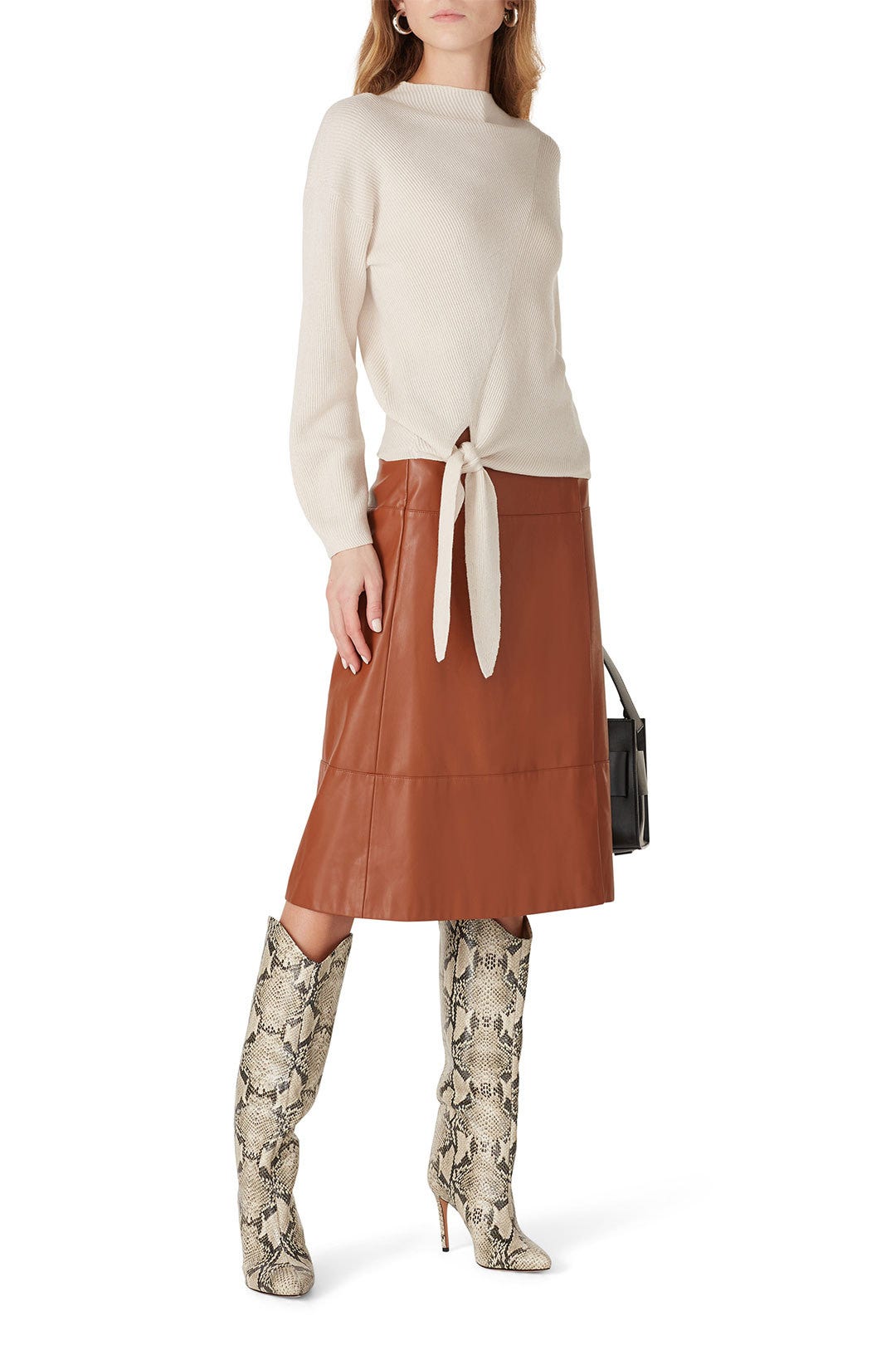 Side Tie Sweater by Rebecca Taylor NYC 0