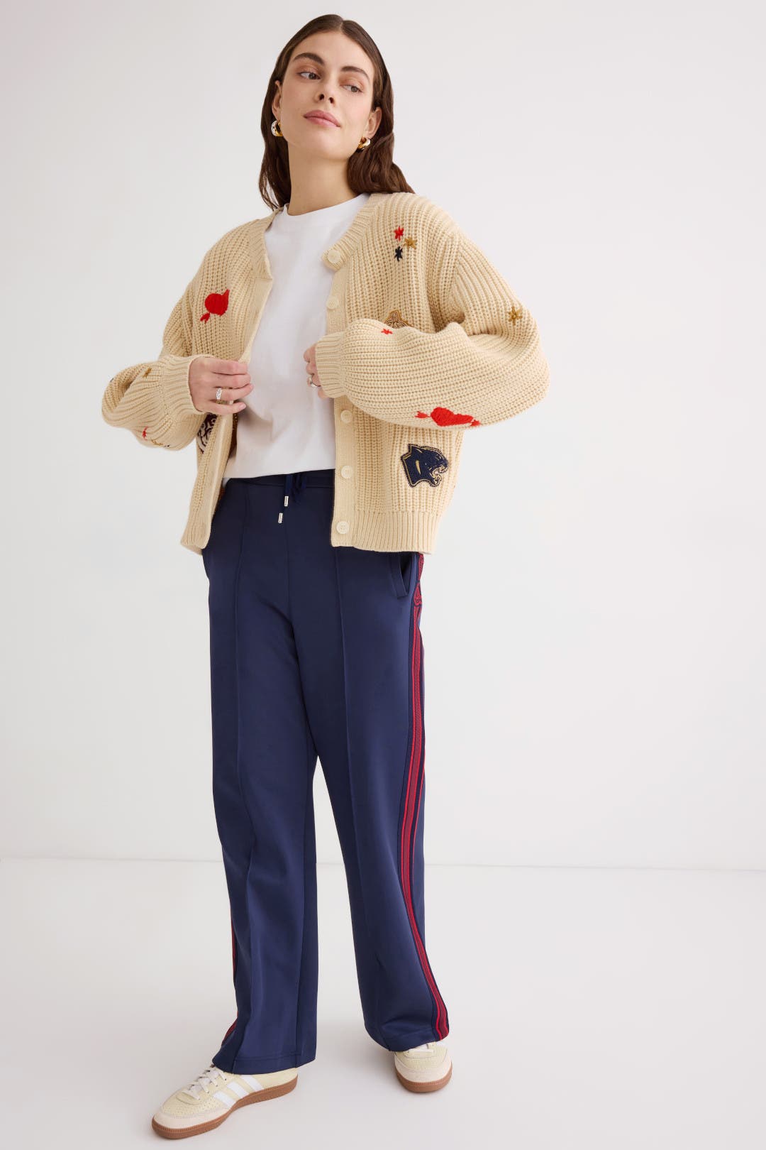 Collegiate Cardigan by The Great. | Rent the Runway