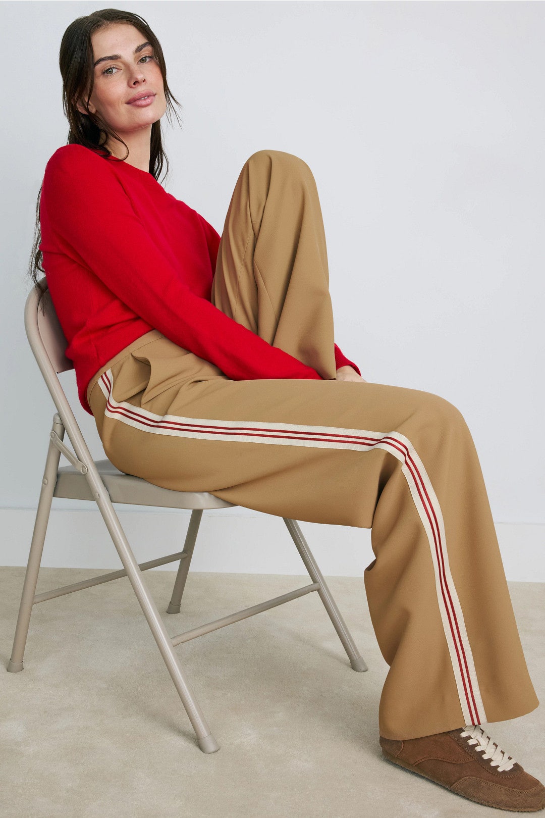 Eugene Track Stripe Pants by Veronica Beard 0
