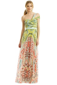 Inga Abstract Maxi by BCBGMAXAZRIA