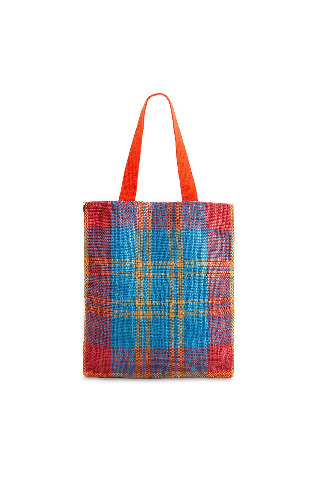 Plaid Woven Carryall Tote by Clare V. 0