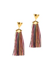 Havana Triangle Tassel Earrings by Gorjana Accessories