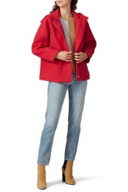 Berry Sonia Stadium Jacket by J.Crew