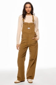 Brown Denim Overalls by Levi's