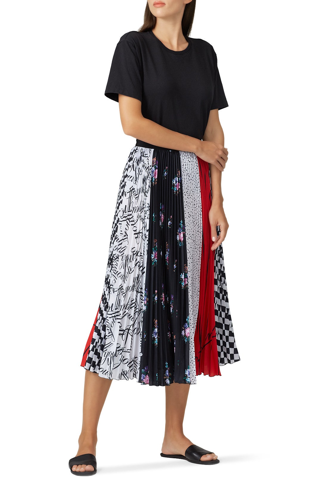 Multi Print Midi Skirt by MSGM 0
