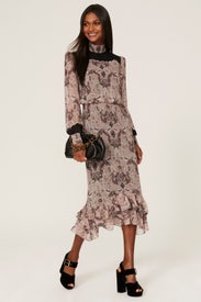 Isa Scallop Dress by SALONI