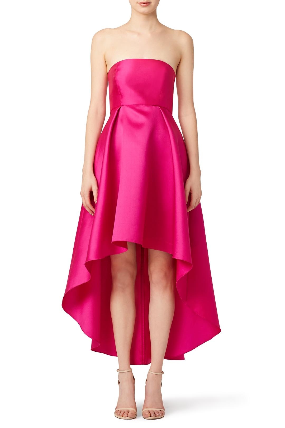 Fuchsia Peek Around Gown by Slate & Willow 0