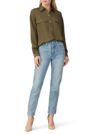 Boxy Utility Shirt by VINCE.