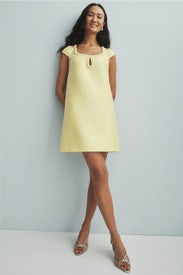 Beaded Scoop Dress by Badgley Mischka