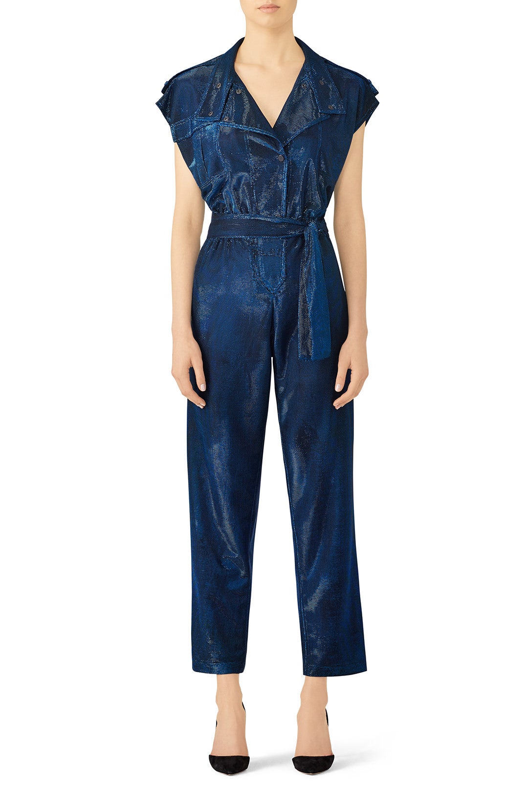 Retro Blue Jumpsuit by Carolina Ritzler 0