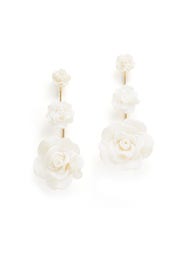 Beck White Earrings by Dannijo