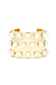 Moonstone Dotted Cuff by Lele Sadoughi