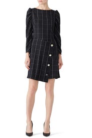 Windowpane Upton Dress by Shoshanna