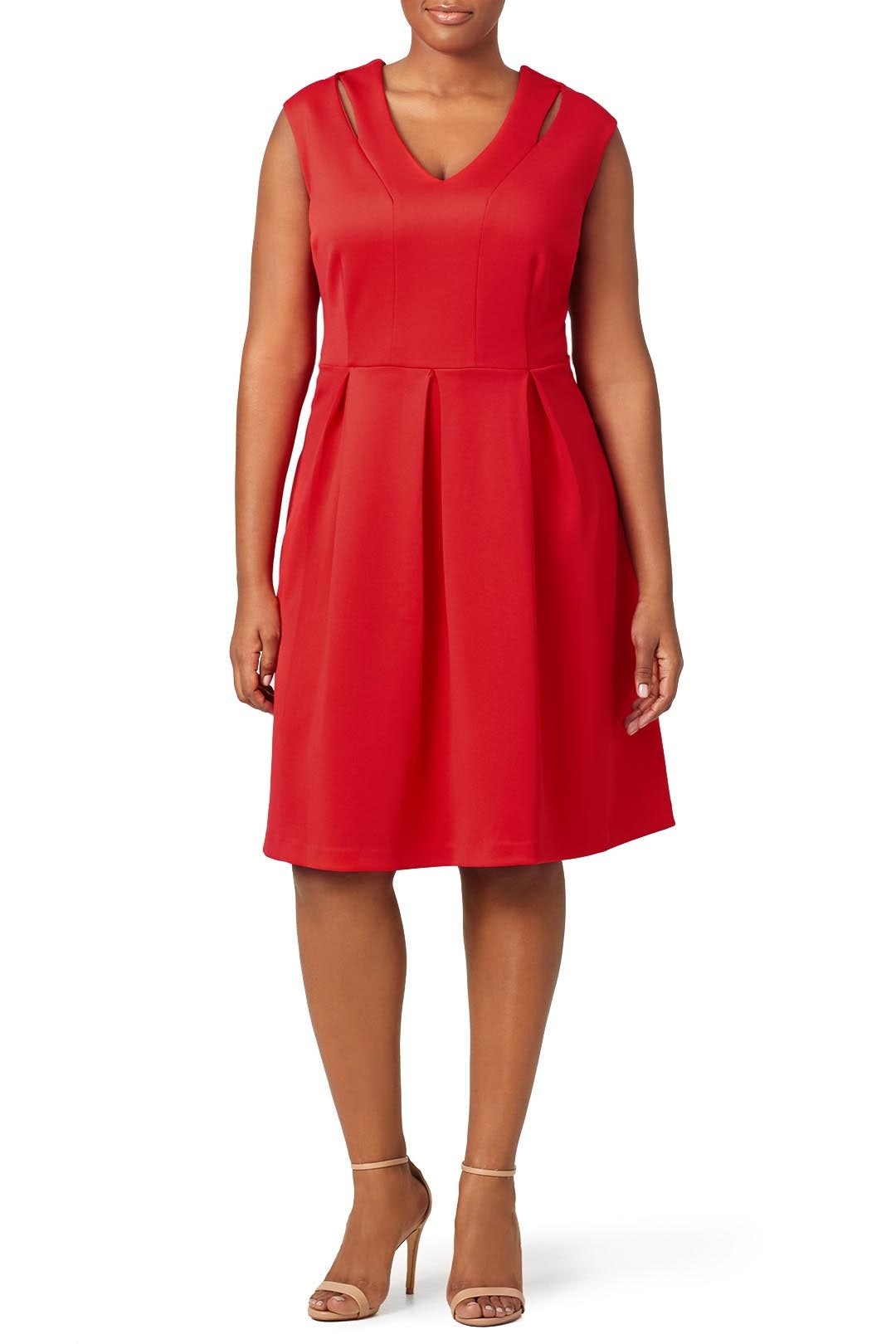 Red Analisa Dress by Slate & Willow 0
