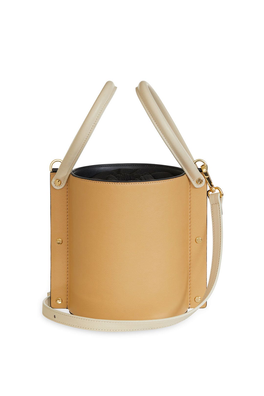 Cubo Two Tone Bucket Bag by Yuzefi