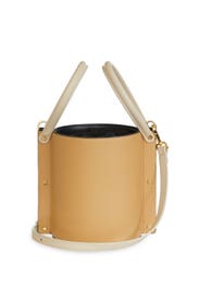 Cubo Two Tone Bucket Bag by Yuzefi