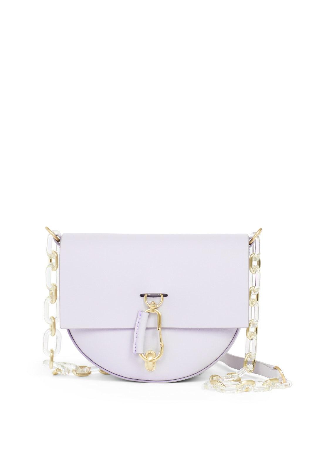Lilac Belay Saddle Crossbody Bag by ZAC Zac Posen Handbags