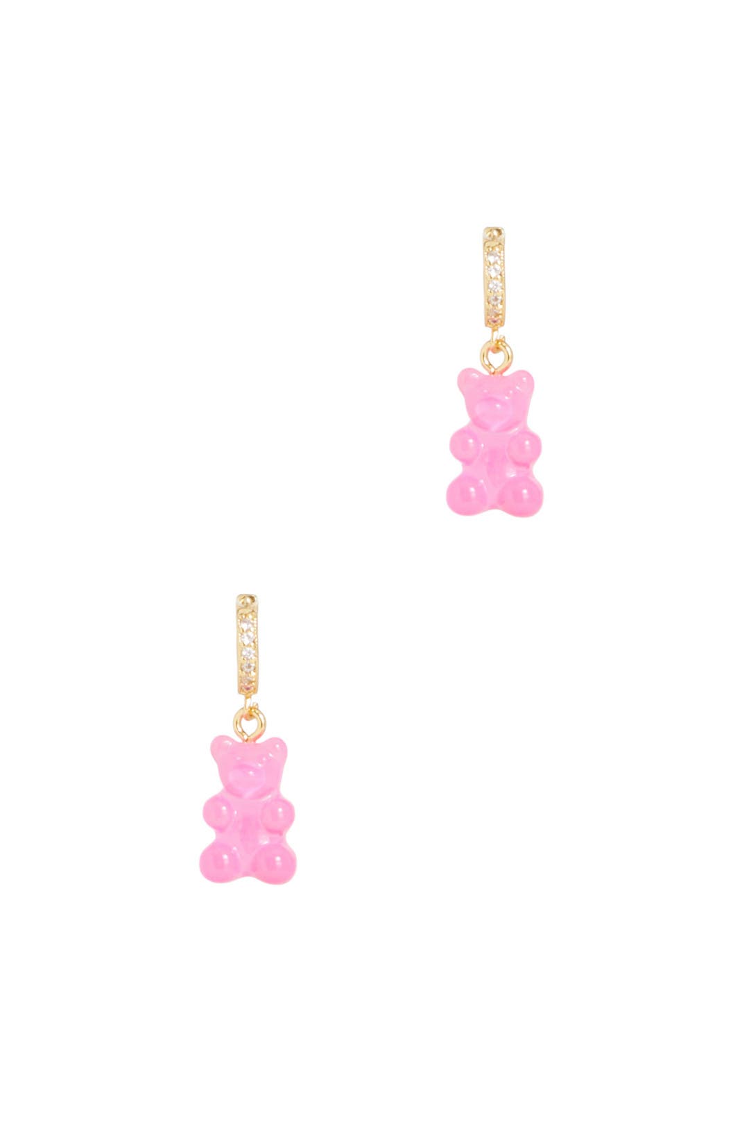 Nostalgia Bear Hoops by Crystal Haze Jewelry | Rent the Runway
