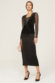 Inset Twist Top by Donna Karan New York