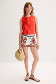 Marys Tiles Shorts by FARM Rio