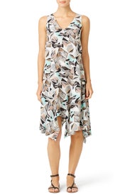 Geo Henley Dress by Hunter Bell