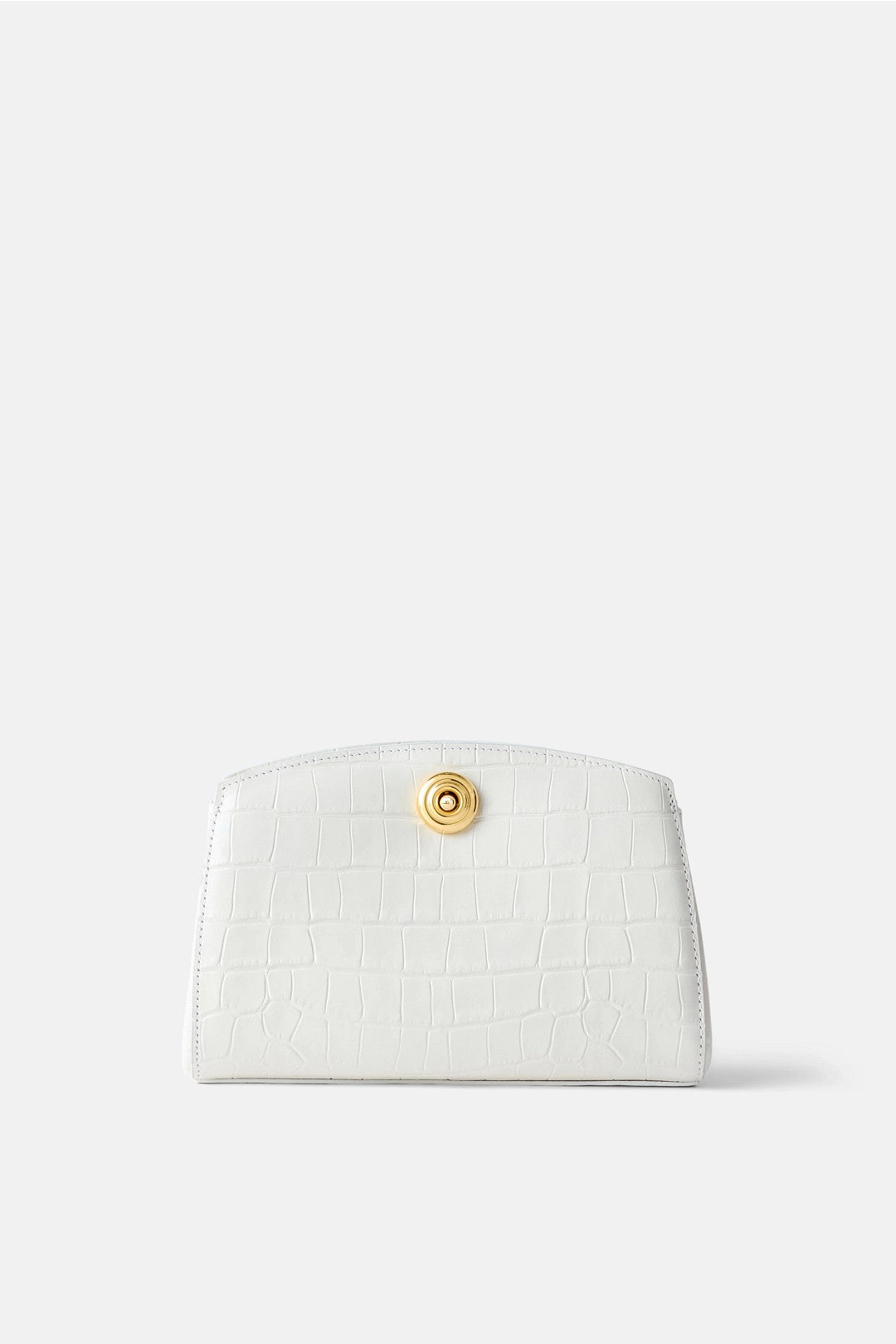 Croc Pushlock Clutch by Liffner