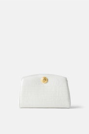 Croc Pushlock Clutch by Liffner
